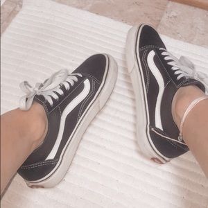 Black old school vans